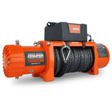 ZESUPER 13000 lb Load Capacity Electric Winch 12V Waterproof IP67 Winch Truck Winch Kit Synthetic W121863578