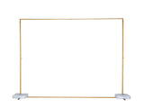 200*50*200cm Wedding Iron Art Flat Top With Water Bag Door Frame Shape Iron Arch Golden 99932445