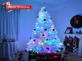 7 FT Pre-lit Artificial Christmas Tree, APP Controlled Xmas Tree Hinged Branches with 400 RGB Lights 62233603
