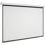 ZUN 92" 16:9 80" x 45" Viewing Area Motorized Projector Screen with Remote Control Matte White 38942833