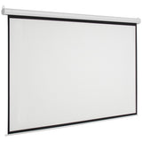 ZUN 92" 16:9 80" x 45" Viewing Area Motorized Projector Screen with Remote Control Matte White 38942833