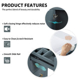 36'' Bathroom Vanity with Ceramic Sink Combo, Solid Wood Frame Bathroom Storage Cabinet, N710P243327C