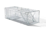 32" Live Animal Cage Trap, Heavy Duty Folding Raccoon Trap, Humane Cat Trap with Handle for Rabbits, 69987129