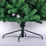Artificial Christmas Tree Full Natural Spruce PVC Fir Tree 7.5ft Foldable Metal Stand Unlit 04955729