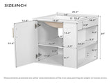 20" Wall Mounted Bathroom Cabinet with Side Cabinet Combo, Bathroom Cabinet with Soft-Closing Door, N710P332061K
