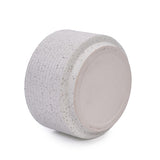 2 Pieces Ceramic Flowerpot, Modern Planter for Patio, Garden or Windowsills - Milk White W3273P322550