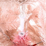 ZUN 5 foot pink artificial Christmas tree 58389749