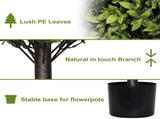 22in Artificial Boxwood Topiary Ball Trees in Pots for Indoor Outdoor Home Garden Decor 2pcs/set W2945P359771