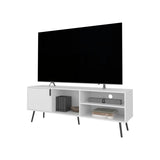 Mescal Tv Stand Multistorage with a Door and Open Storage, White B128P263710