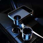 ZUN Multifunctional Cup Holder Tray for Car Cup Holder Expander with Car Drink Holders,Detachable Tray 70385308