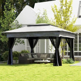 ZUN Outdoor Pop Up Canopy Gazebo （Prohibited by WalMart） 79642658