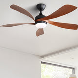 52 Inch Indoor Ceiling Fan With 3 Color Dimmable 5 ABS Blades Remote Control Reversible DC Motor W882P294923
