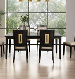 Contemporary Espresso Set of 2pc Dining Side Chairs Kitchen Dining Room Furniture B2741P311019