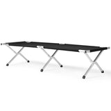 Portable Folding Camping Cot with Carrying Bag Army Black 23448879
