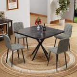 Dining Chairs Set of 4, Modern Kitchen Dining Room Chairs, Velvet Dining Chair Upholstered Cushion W578P191315