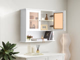 Upgraded Bathroom Wall Cabinet Over The Toilet Storage Cabinet Wall Mounted Storage Cabinet Wooden T3785P356591