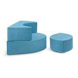 Kids Sofa Bed,Modular Couch Free Combination,Convertible Toddler Play Couch Furniture for Small W1889P337612