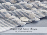 3- Piece King Cotton Yarn Dyed Duvet Cover Set B035P482897