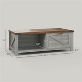 ZUN Coffee Table with Storage （Prohibited by WalMart） 43826204