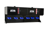 Wall-mounted tool rack, hanging basket hook, storage rack, wall-mounted stainless steel perforated 25008991