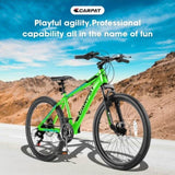 ZUN A24299 24 inch Mountain Bike Bicycle for Adults Aluminium Frame Bike Shimano 21-Speed with Disc W1856107332