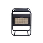 ZUN Metal Frame Accent Table in Black Finish B016P257184