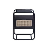 ZUN Metal Frame Accent Table in Black Finish B016P257184