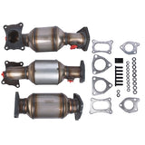 ZUN Complete Catalytic Converters for Honda Pilot 3.5L 2009-2015 45131 45132 16447 28643288