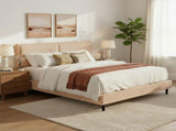 Simple Modern Camel Plush Soft Bed Comfortable Backrest Bedroom Bed,Queen N769P292572E