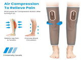 Cordless Leg Massager Air Compression Massager with Heat Thigh Knee Calf Massager with 3 Modes 66724270