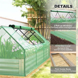 8.6 ft x 3 ft Mini Greenhouse Raised Garden Bed 54883361