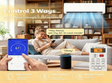 115V WIFI Enabled Inverter Mini Split Air Conditioner, AC Unit Cools up to 750 Sq.Ft 73755312