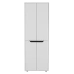 ZUN Herrin Storage Cabinet Kitchen Pantry With Four Doors and and Five Interior Shelves B200P173176