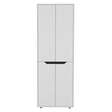 ZUN Herrin Storage Cabinet Kitchen Pantry With Four Doors and and Five Interior Shelves B200P173176