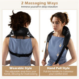 Neck Shoulder Massager - 4D Deep Tissue Kneading, 2 Modes & 2-Level Heat , Hands-Free 90810668