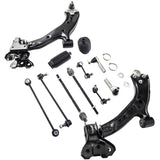 12x Front Lower Control Arms w/Ball Joint Sway Bar Fit for Honda CR-V 2007 - 2011 81100285