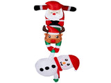 7.5FT Lighted Christmas Inflatable Decoration, Inflatable Hanging Santa & Reindeer & Snowman, Funny 27715236