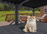 Cat Window Box, 43.3" Catio Outdoor Cat Enclosure with Bug Proof Net for Sunbathing, Napping & 82991015
