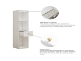 31.5x66.73x15.75inch White Two Side Storage Cabinet With Drawers for Bedroom, Living Room, Bathroom W5290P533268