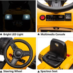 ZUN 12V Kids Ride on Tractor Electric Excavator Battery Powered Motorized Car for Kids Ages 3-6, with , W1811P154759