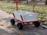 Wooden carriage four-wheel design, Load-bearing capacity 260LBS,Children's outdoor stroller, W227P379504