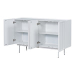 ZUN U_Style Modern Cabinet with 4 Doors, Suitable for Living Rooms, Entrance and Study Rooms. WF321696AAK