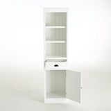 75'' Tall Display Shelf with Cabinet, Retro Style cabinet for Hallways Living Room, Kitchen, Home, N845P281102W