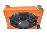 New DC12V AH1012T-CA Industrial Hydraulic Oil Cooler Flow Fan Radiator 100L/min 23023551