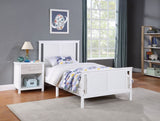 Connelly Twin Bed White/Rockport Gray 27511-WH