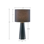 ZUN Geometric Ceramic Table Lamp B03599399