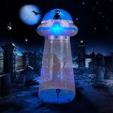8.8 FT Halloween Inflatable UFO Yard Decoration, Fun Tall Blow up Yard Decor with Built-in LED 25177587
