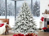 7ft Flocked Christmas Tree 63519144