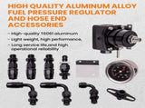 Adjustable Fuel Pressure Regulator kit 100psi Guage AN6 Fitting 07062953