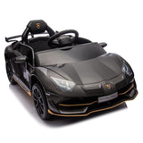 ZUN 12V Kids Ride On Car W/Parents Remote Control,Licensed Lamborghini Aventador Xago,Hydraulic pressure W1396P184347